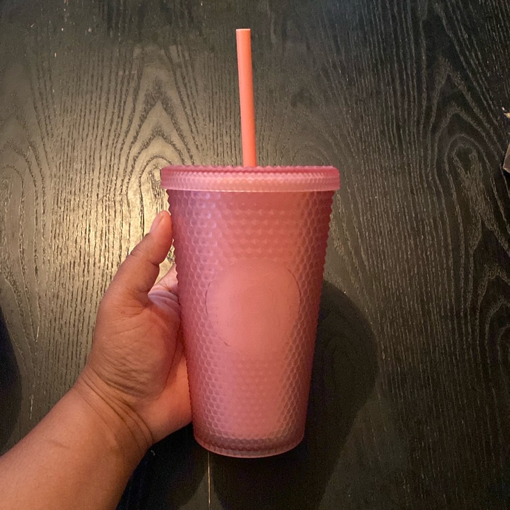 Starbucks 16oz Valentines Pink Lemonade Cup 2022
